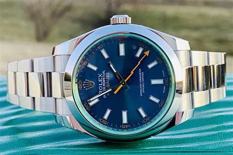 rolex milgauss 116400 review|Rolex Milgauss 116400gv blue dial.